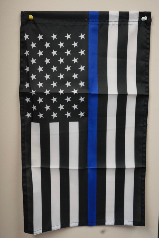 Thin Blue Line Garden Flag