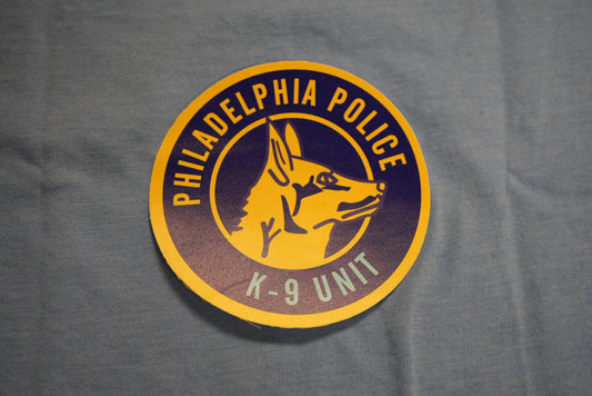 PPD K-9 Unit Outside Decal