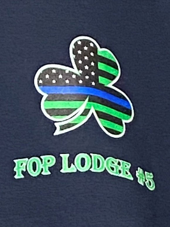 Irish S/S Thin Blue Line Shamrock T-Shirts