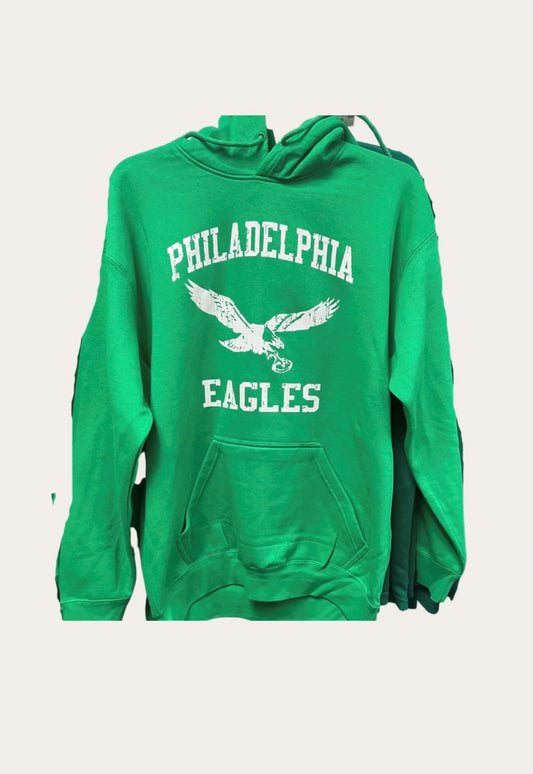 Eagles Kelly Green Hooded Sweatshirt
