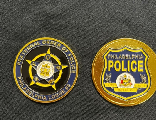 Challenge Coin with FOP Lodge 5