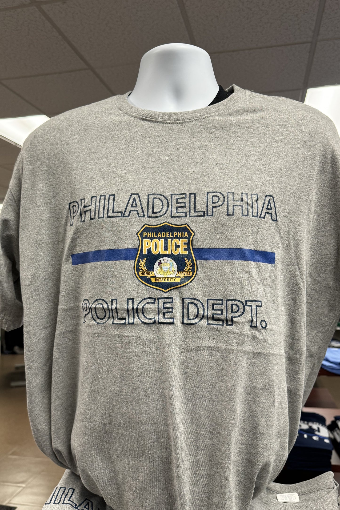 A New FOP OR PPD Thin Blue Line T-Shirt
