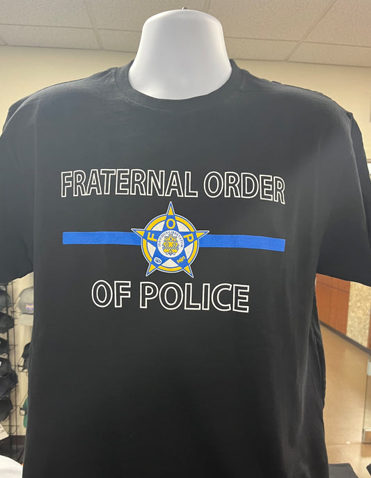 A New FOP OR PPD Thin Blue Line T-Shirt