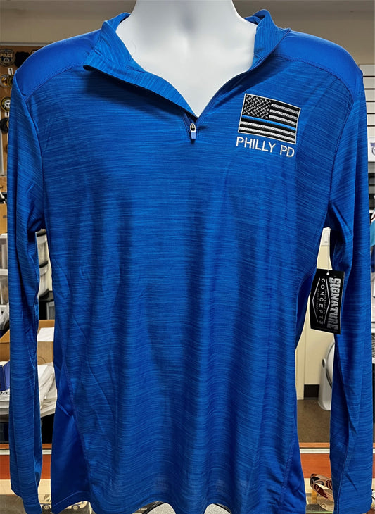 Philadelphia Police Store 1 Core Men's LS Performance Tee - qUIZPf L